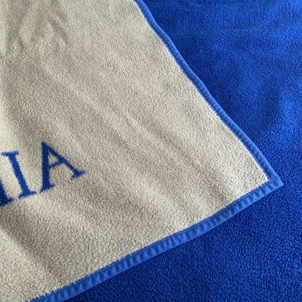 VTG Biederlack Military United States Air Force Eagle Fleece Blanket USA 47x54" - Picture 6 of 9